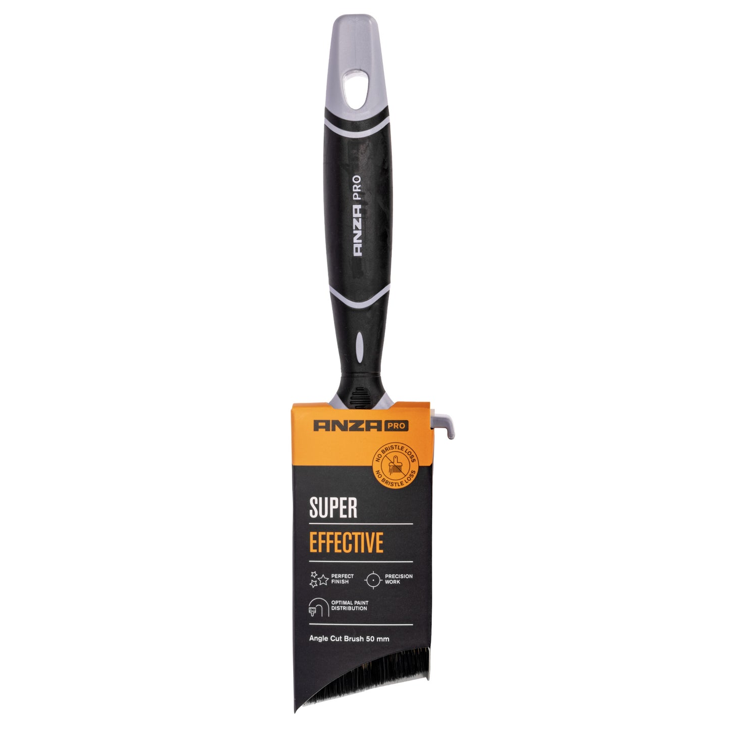 ANZA PRO Super Effective Softgrip Platte kwast - Schuin