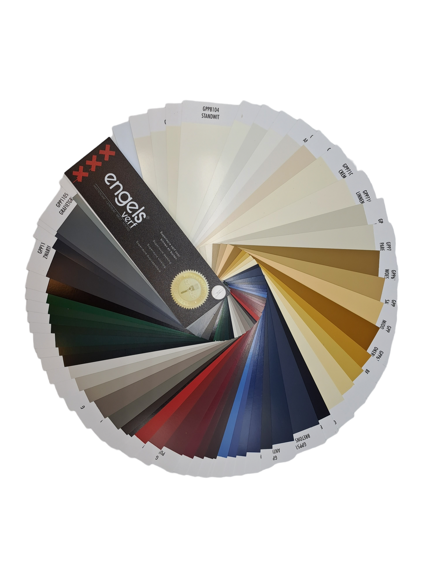 Engels echte buitenkleuren waaier