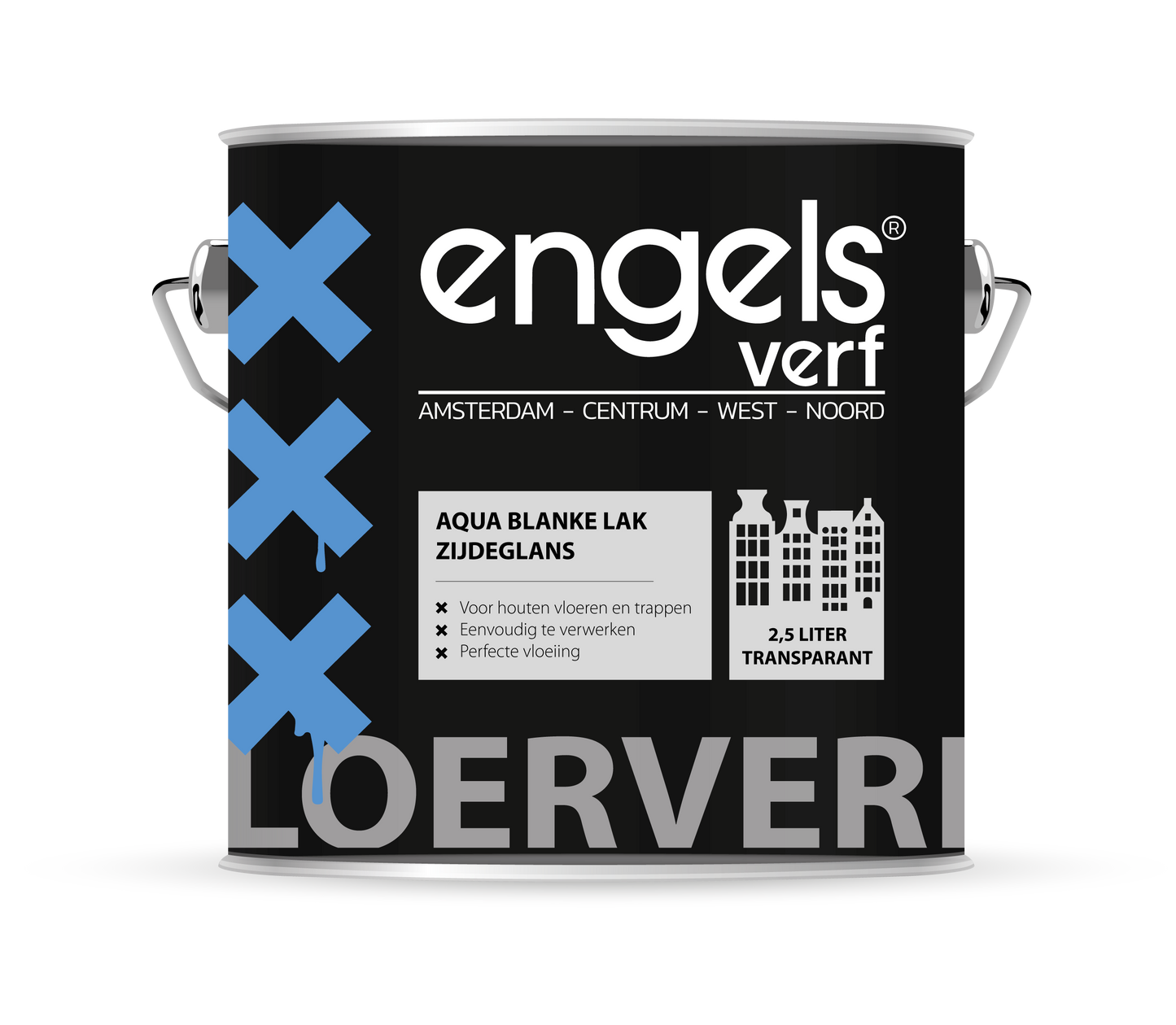 Engels blanke vloerlak aq zijdeglans 1 ltr