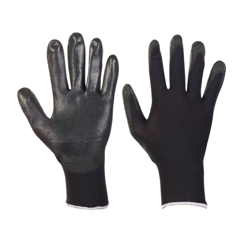 Braso polyester handschoen zwart