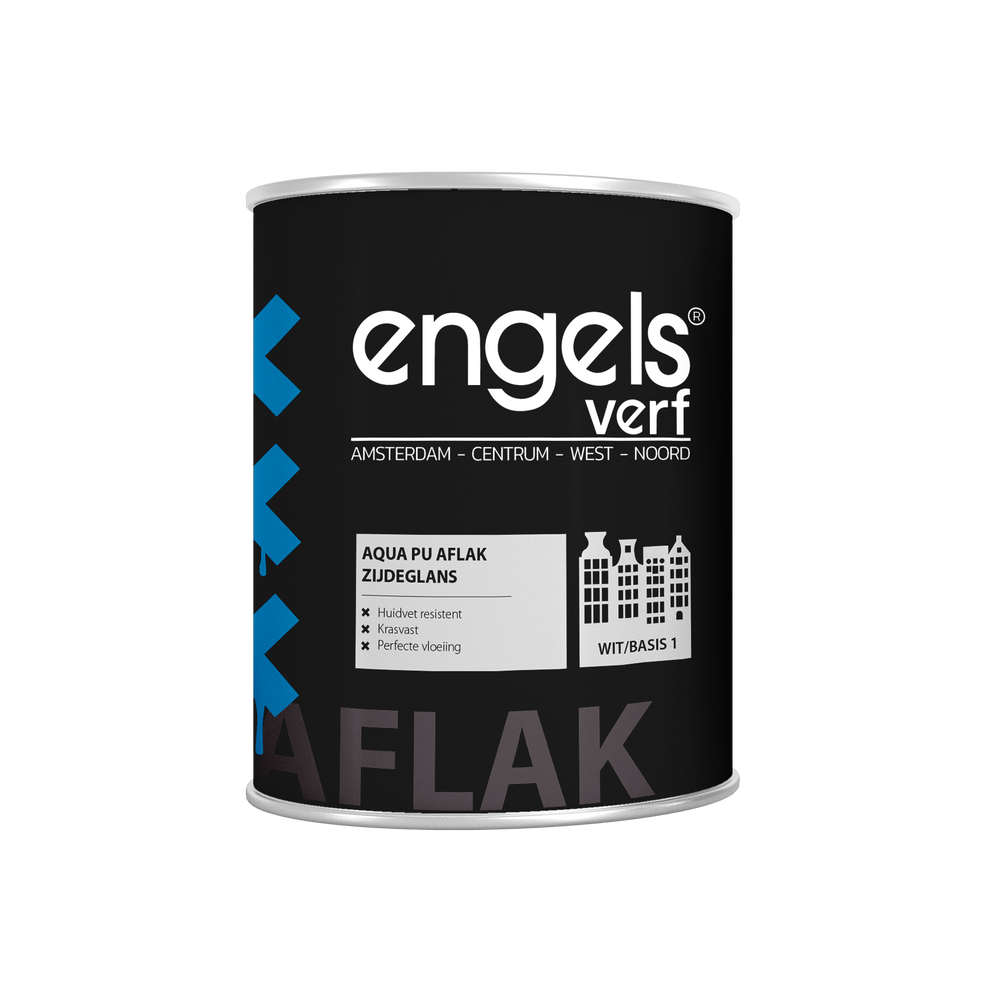 Engels verf- Aqua pu aflak - Verf Zijdeglans - Huidvet Resistant – Krasvast -