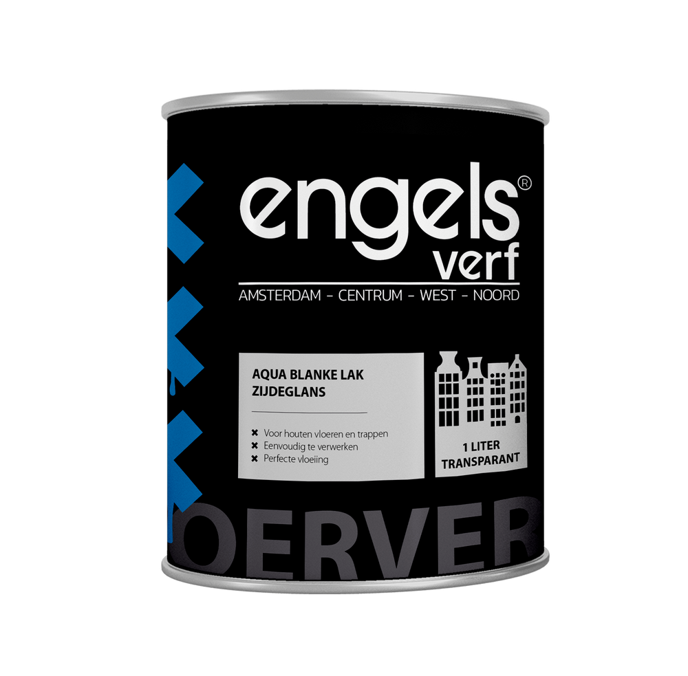 Engels blanke vloerlak aq zijdeglans 1 ltr