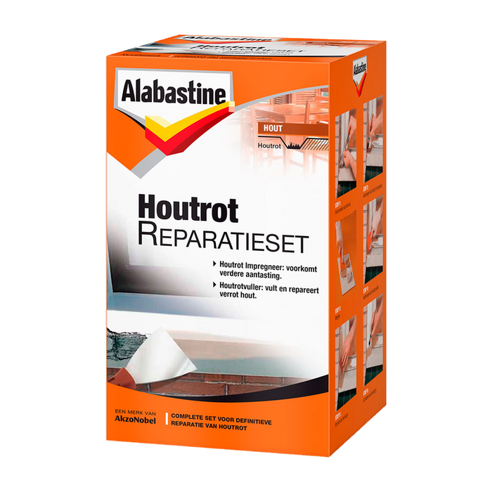 Alabastine Houtrot Reparatieset 500 g