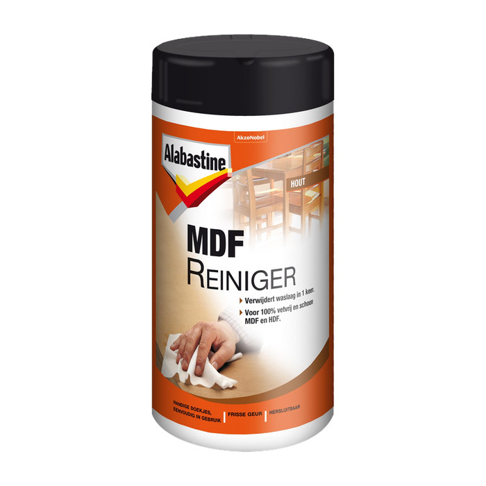 Alabastine MDF Reiniger, 50 doekjes