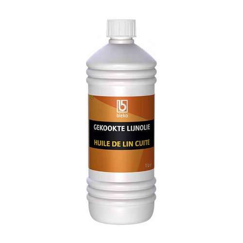 Bleko gekookte lijnolie 1 liter