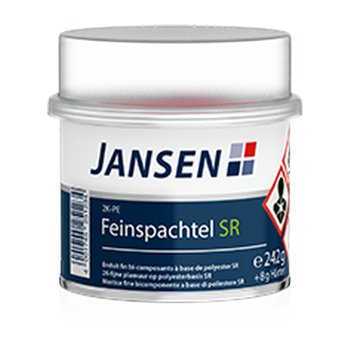 Jansen 2K polyester plamuur styreenarm (2K-PE Feinspachtel SR)