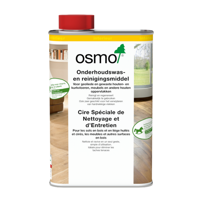 Osmo Vloeibare onderhoudswas- en reinigingsmiddel 3029 kleurloos, 1 liter
