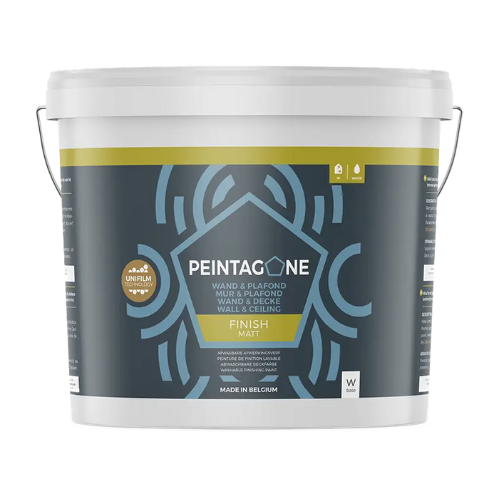Peintagone Finish Matt muurverf wit, 10 liter