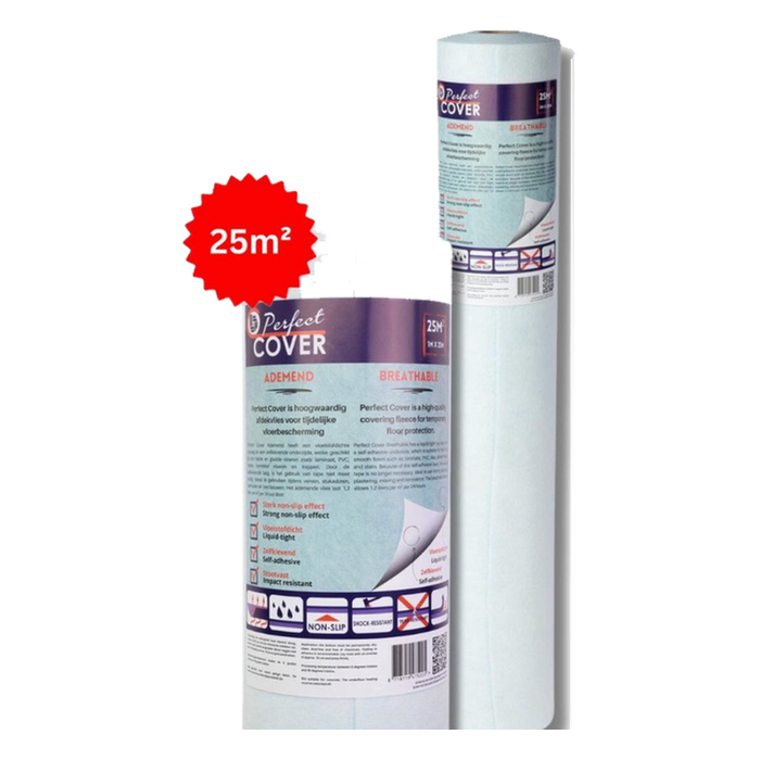 Perfect Cover Ademend zelfklevend afdekvlies 1 x 25 m