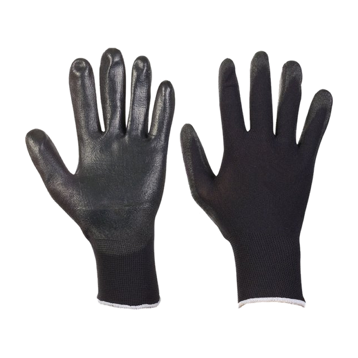 Braso polyester handschoen zwart