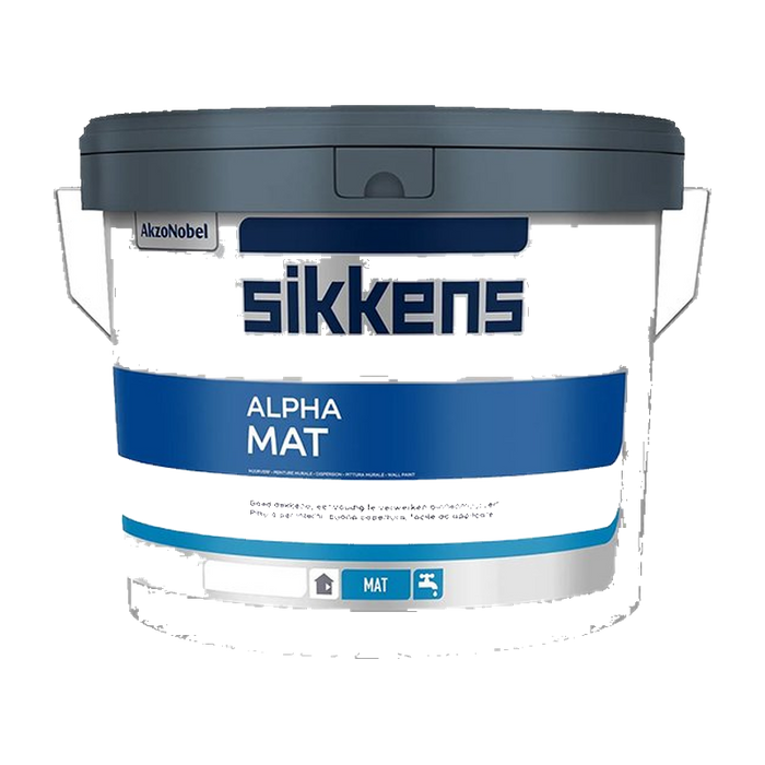 Sikkens Alpha Mat muurverf wit