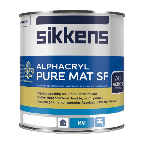 Sikkens Alphacryl Pure Mat SF muurverf