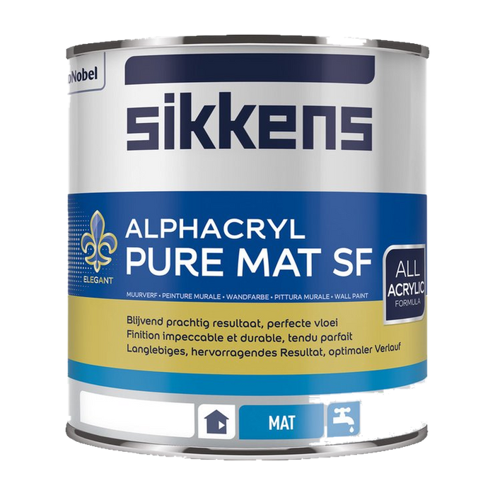 Sikkens Alphacryl Pure Mat SF muurverf