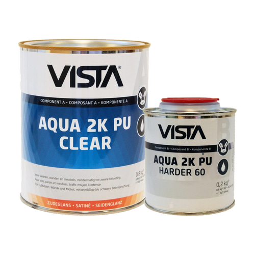 Vista Aqua 2K PU Clear blanke lak, set 1 kg