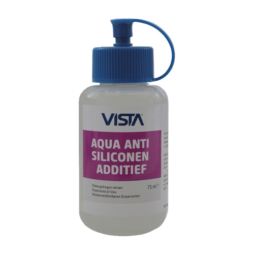 Vista Aqua Anti Siliconen additief voor watergedragen verf, 75 ml