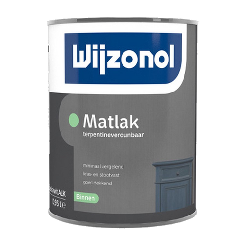 Wijzonol Matlak binnen, terpentineverdunbaar