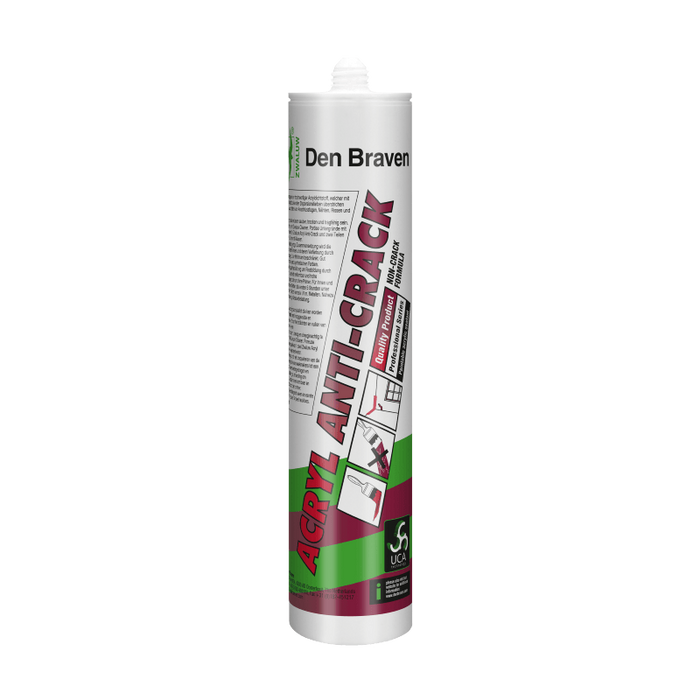 Zwaluw acryl anti-crack wit 310 ml